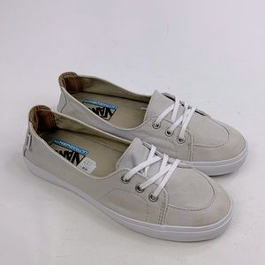 Vans Ultracush Lite sneakers Lace up Size 6.5 Beige and white cushioned